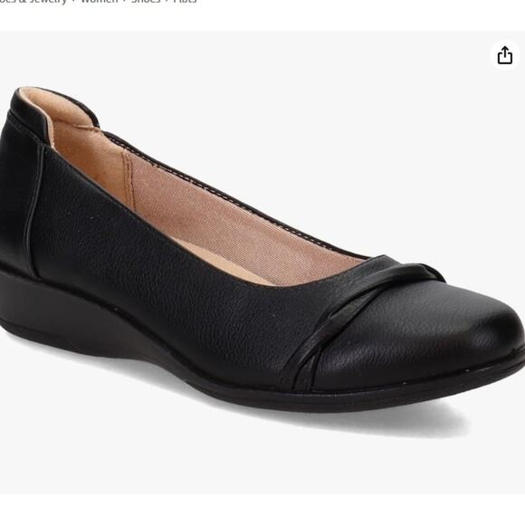 NWOT LifeStride Velocity 2.0 Black Impact Loafer Size 8M - Picture 1 of 9